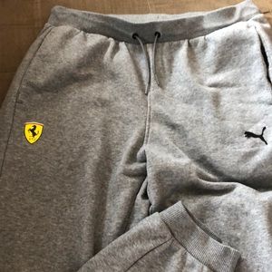 Puma Ferrari Sweat Pants size L